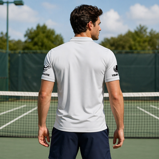 Men's Graphic Tennis Polo Shirt Quick Dry