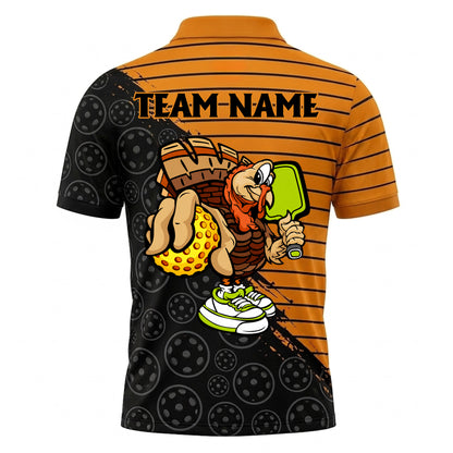 Thanksgiving Pickleball Polo shirt