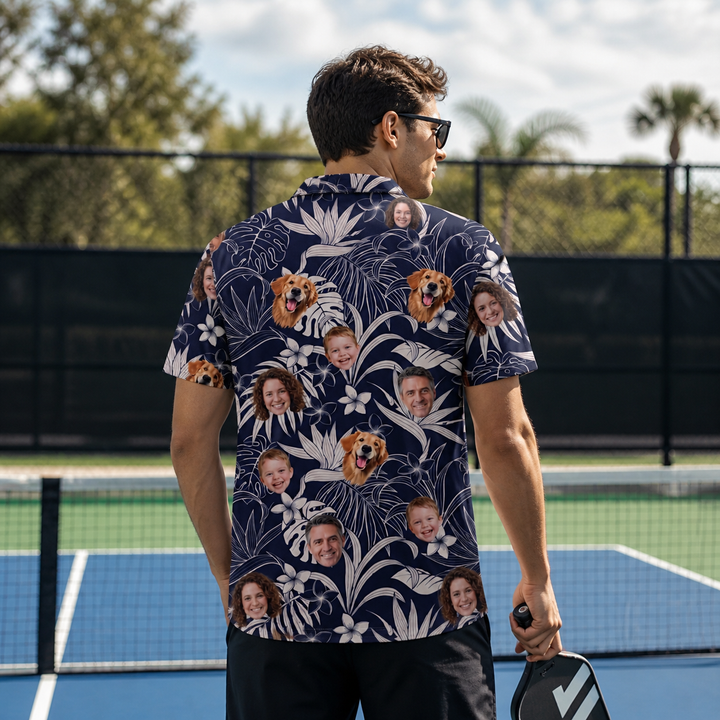 Custom Face Shirt Personalized Polo