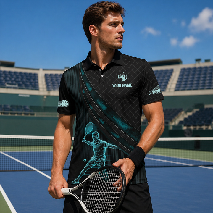 Custom Tennis Polo Shirt With Name