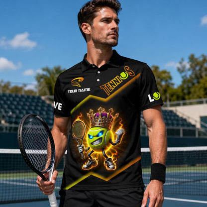 Custom Tennis Polo Shirt With Name
