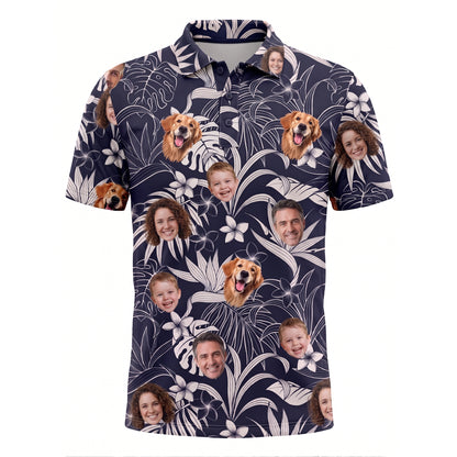 Custom Face Shirt Personalized Polo