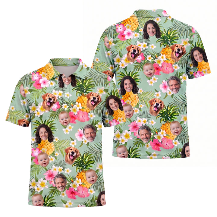 Custom Face Polo Funny Shirt