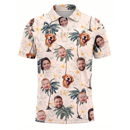 Custom Face Pickleball Polo Pickleball Shirt