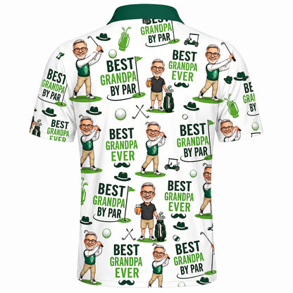 Men's Best Grandpa By Par Golf Polo Shirt