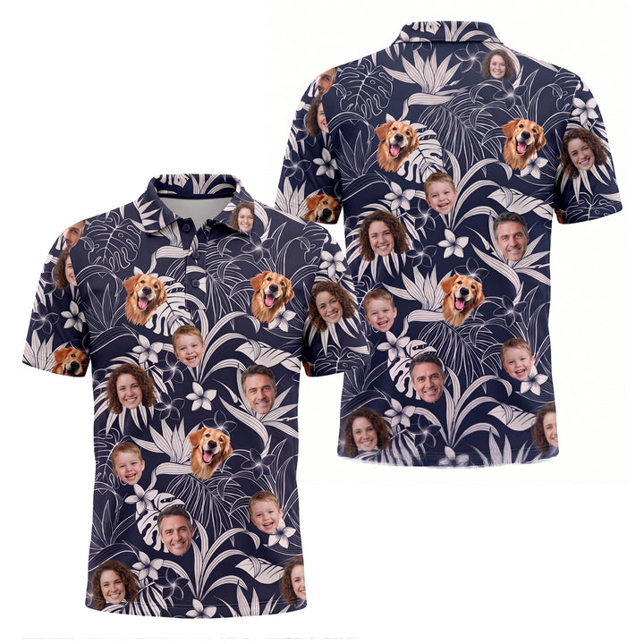 Custom Face Shirt Personalized Polo