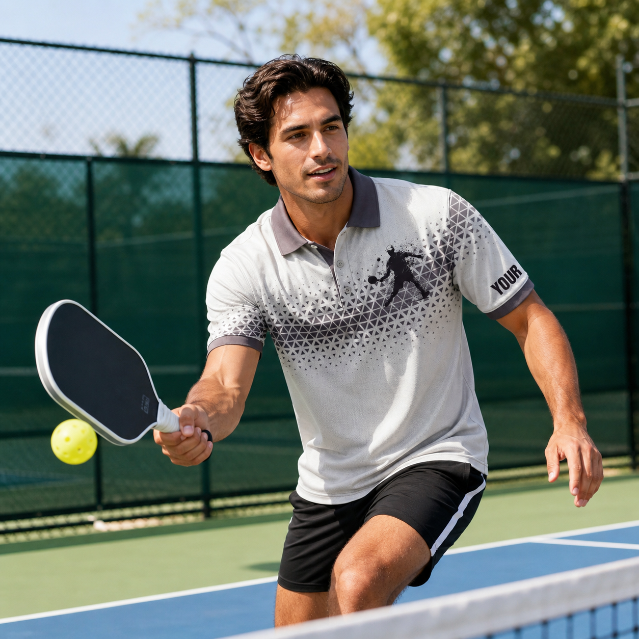 Custom Pickleball Polo Shirt