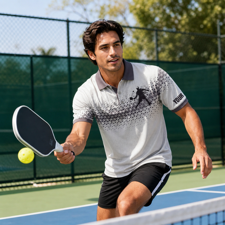 Custom Pickleball Polo Shirt