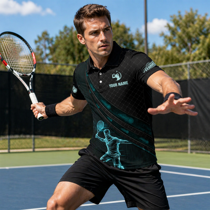 Custom Tennis Polo Shirt With Name