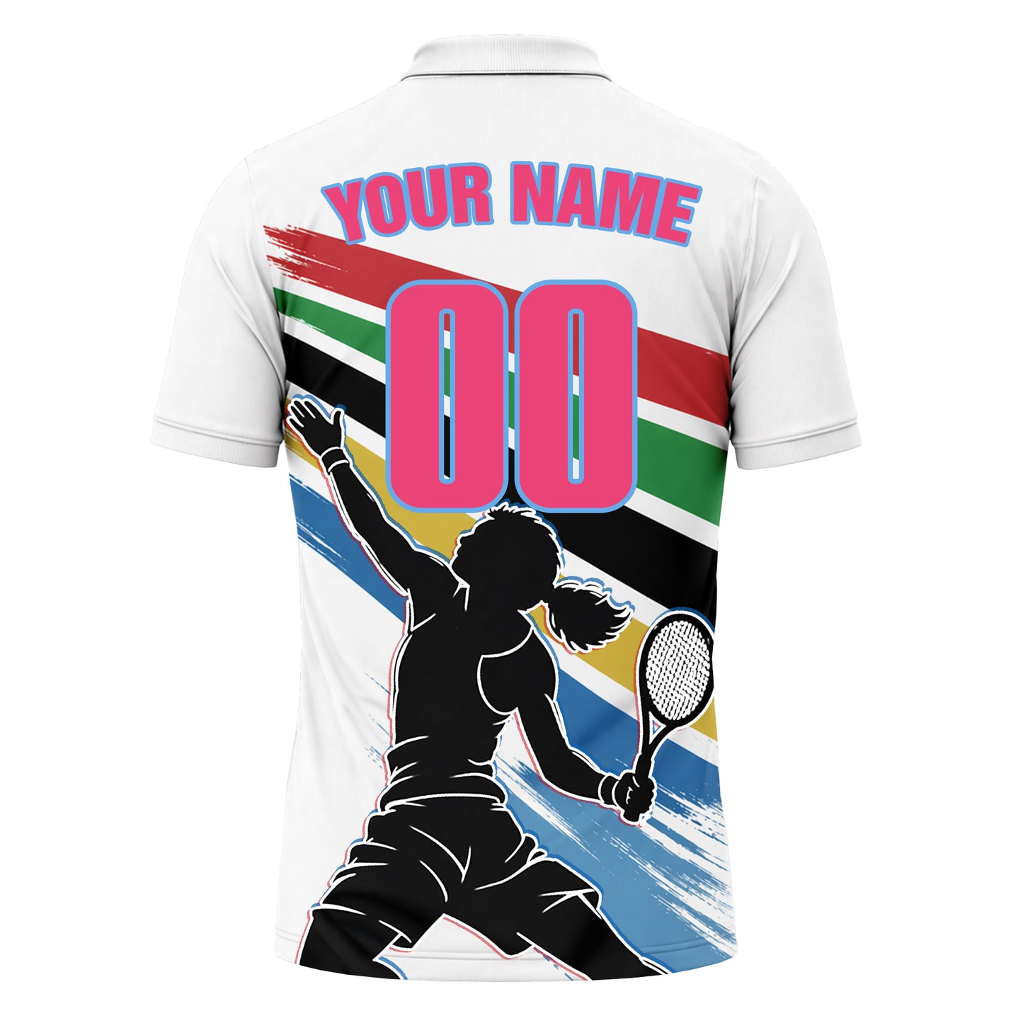 Custom Women's Tennis Polo Personalized Name Number