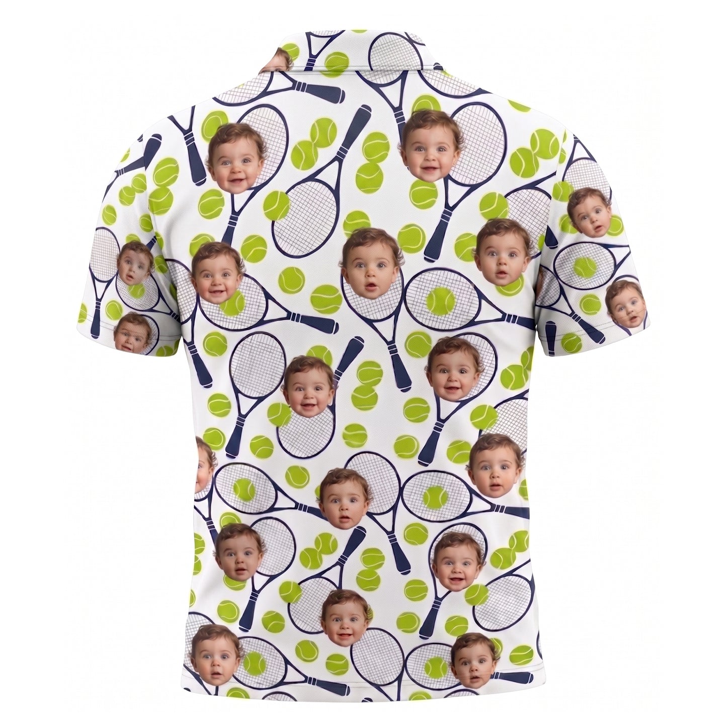 Custom Face Tennis Racket T-Shirt