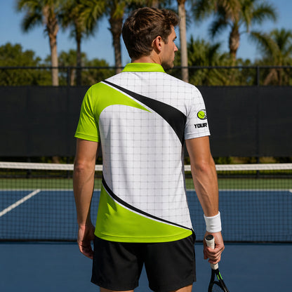 Tennis Performance Polo Shirt With Name