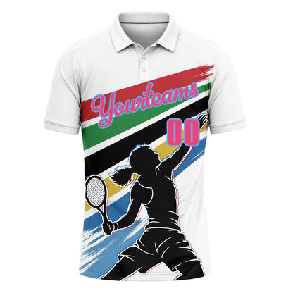 Custom Women's Tennis Polo Personalized Name Number
