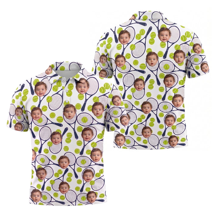 Custom Face Tennis Racket T-Shirt