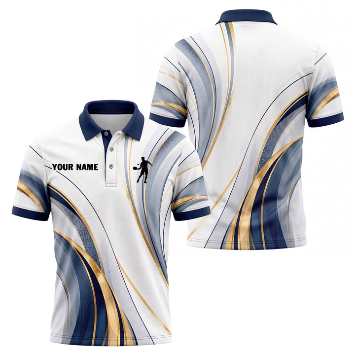 Custom Gradient Pickleball Polo Shirt