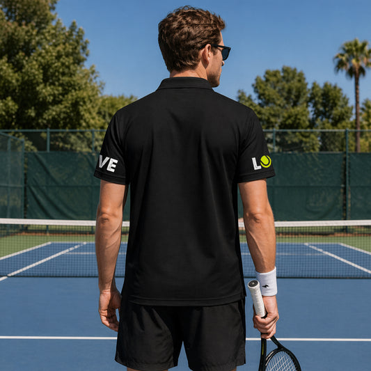 Custom Tennis Polo Shirt With Name