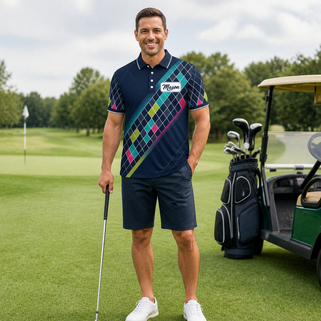Personalized Neon Argyle Golf Polo - Personalized Polo shirt - All over printed e19babfb-aa48-4f3b-8b1a-b6a95821b79c.jpg