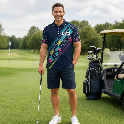 Personalized Neon Argyle Golf Polo - Personalized Polo shirt - All over printed e19babfb-aa48-4f3b-8b1a-b6a95821b79c.jpg
