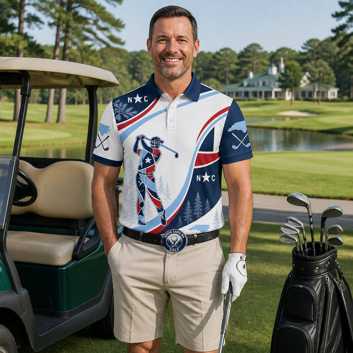 North Carolina Golf Polo - Lifestyle 2