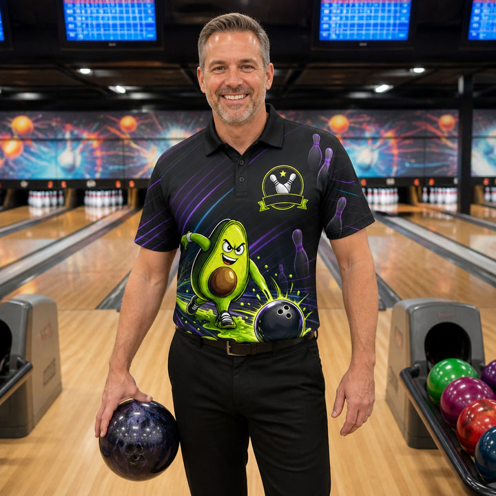 NAME + Neon Avocado Bowling - Personalized Polo shirt - All over printed eba3f6ff-77cc-486c-9990-370cbf675b7c.jpg