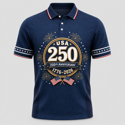 USA 250 — 1776–2026 — 250th Anniversary - Personalized Polo shirt - All over printed f78e290a-1cfb-41a2-9ea9-e7fdc9b0d051.png