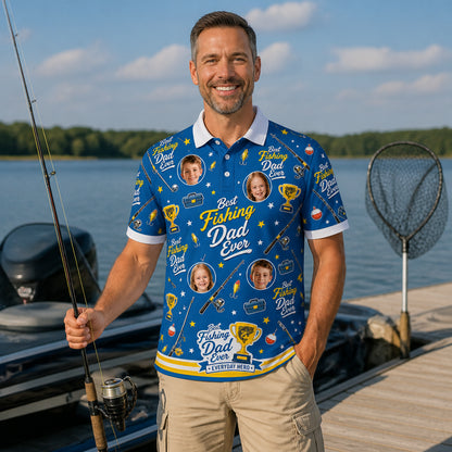 Best Dad Ever Fishing Polo - Lifestyle 2