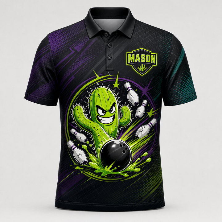 Cactus Strike Bowling - Personalized Polo shirt - All over printed fa255fc5-08f4-4982-9c09-262d294dd364.png