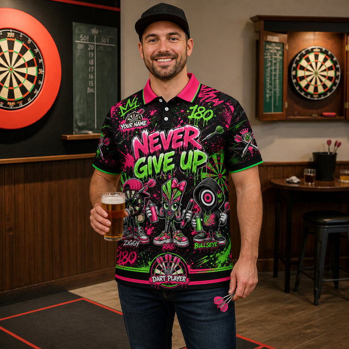 Darts Graffiti Polo - Lifestyle 1