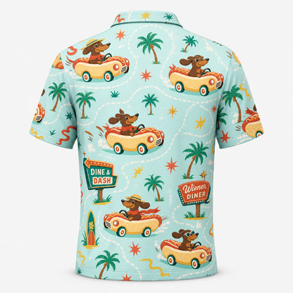 Hot Dog Mobile Dachshund Polo — Personalized Name - Personalized Polo shirt - All over printed ff1ce36b-d563-4ae4-abe3-8a4f46213b13.jpg